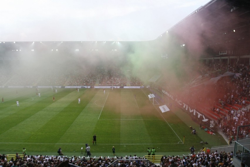 Mecz GKS Tychy - FC Koeln na otwarcie stadionu w Tychach