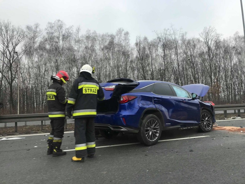 Wypadek na ul. Murckowskiej. W Katowicach na wysokości...