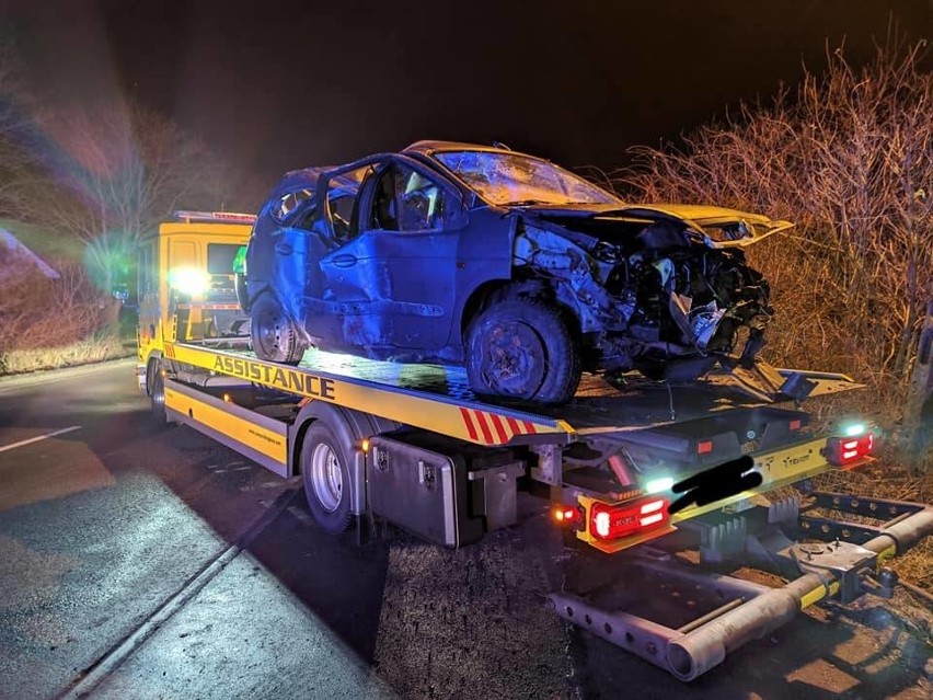 Wypadek w Łysomicach miał miejsc w nocy z 20 na 21 grudnia...