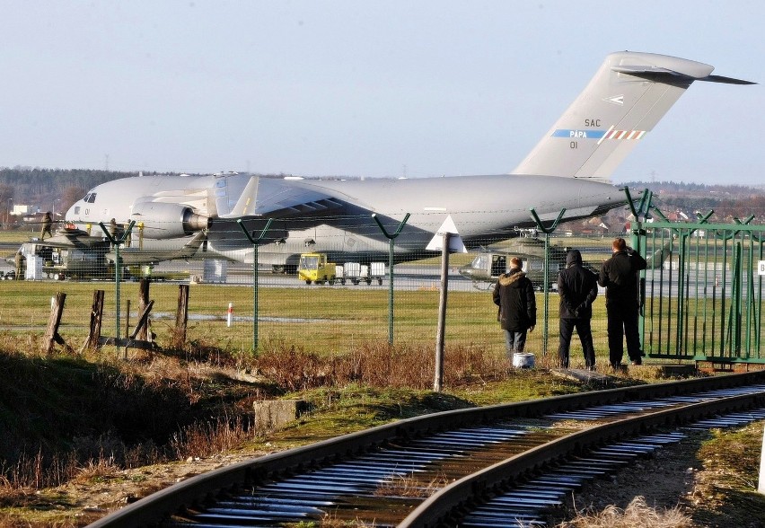 Boeing C-17 Globemaster w Gdańsku