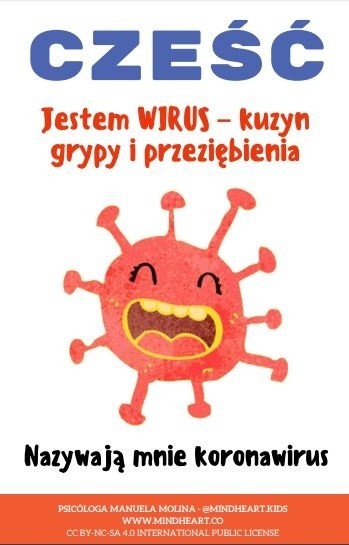 Opowieść "Część, jestem wirus - kuzyn grypy i przeziębienia"...