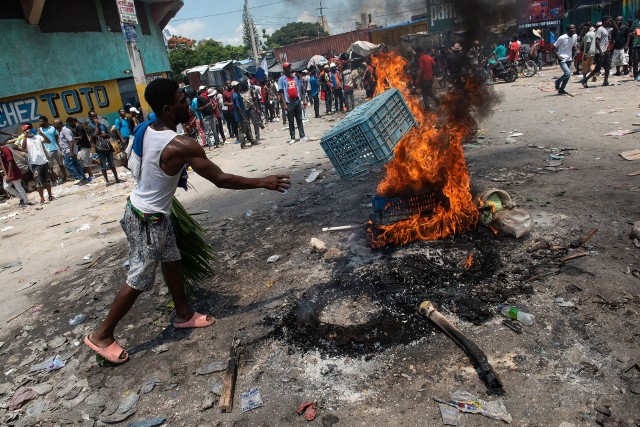 Protesty na Haiti