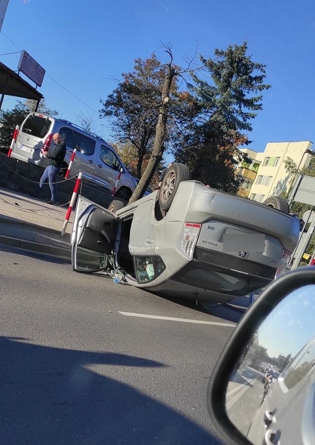 Wypadek na Wasilkowskiej. Zderzyły się dwa auta. Jedno...