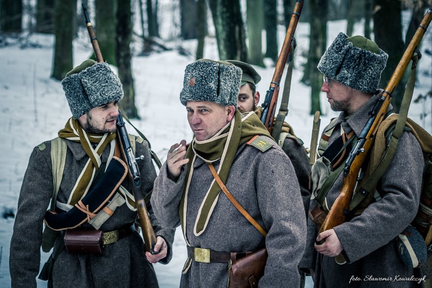 Zimowa bitwa na Mazurach 2019. 100 rekonstruktorów z Polski, Litwy, Niemiec, Rosji i Białorusi w inscenizacji walk z 1915 r. 