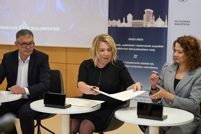 Politechnika Białostocka podpisała porozumienie o współpracy z Wodociągami Białostockimi (zdjęcia)