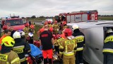 Groźny wypadek busa na autostradzie A2 w Łódzkiem. 4 osoby ranne, w tym 2 dzieci 