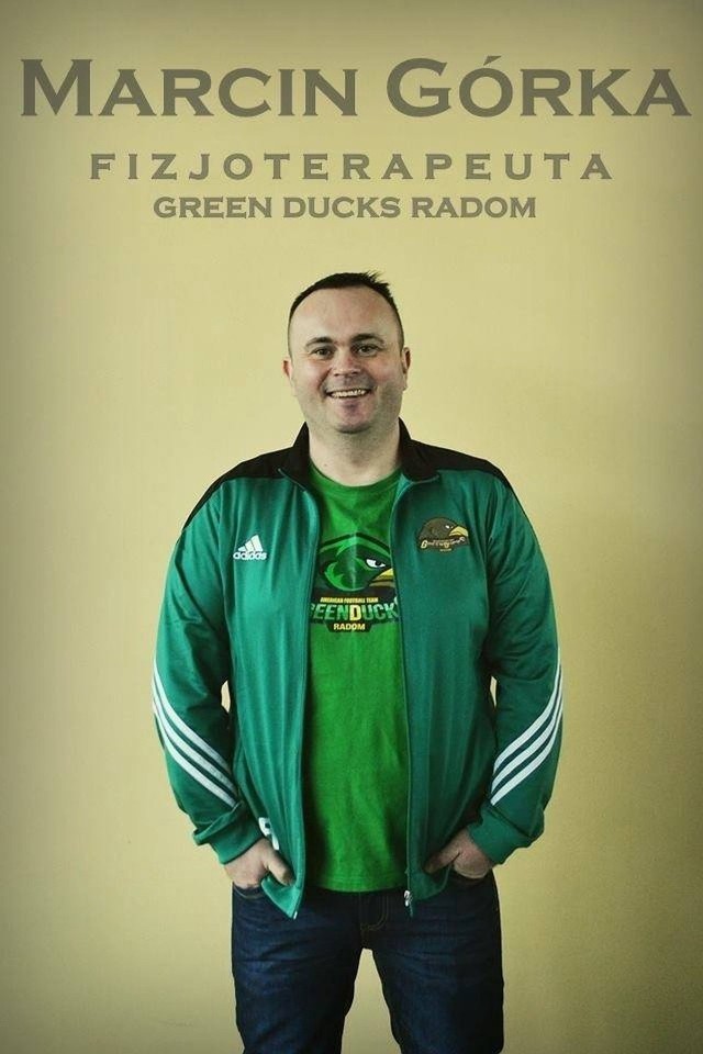 Marcin Górka został nowym fizjoterapeutą Green Ducks Radom.