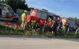 Śmiertelny wypadek 35-letniej motocyklistki w Nowodworcach. Droga zablokowana