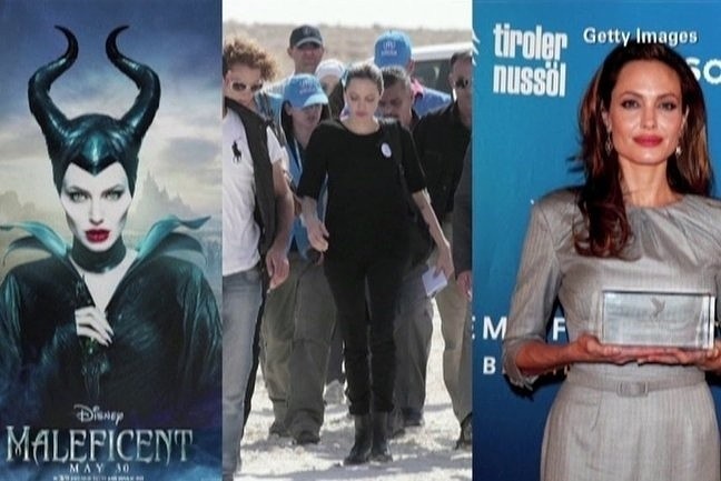 Angelina Jolie w różnych odsłonach (fot. CNN...