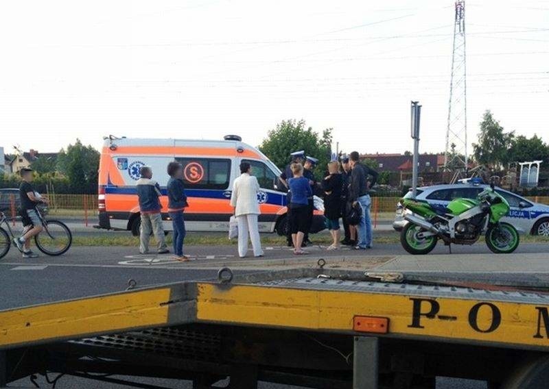 Według policji motocyklista z Berlinga sam się przewrócił....