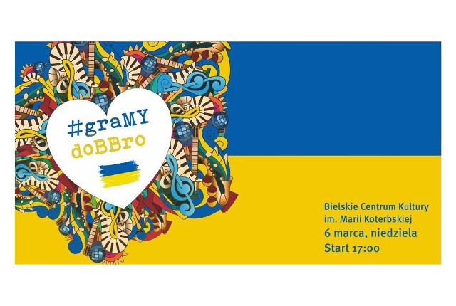 W niedzielę w Bielskim Centrum Kultury odbędzie się specjalny koncert dla Ukrainy.