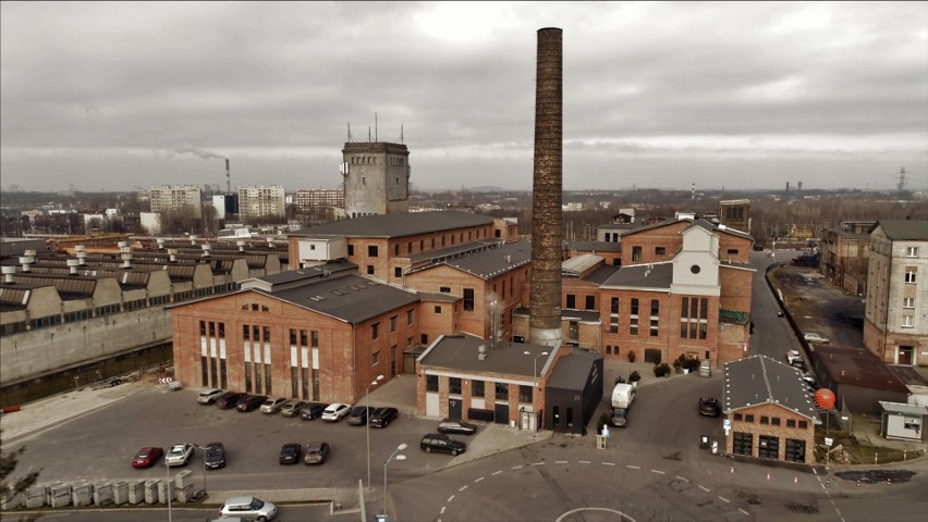 Fabryka Porcelany w Katowicach. Widok z drona
