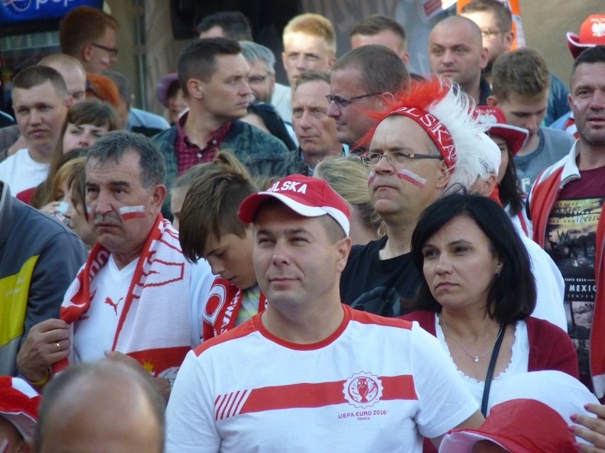 Euro 2016. Strefa kibica w Koszalinie. Mecz Polska - Ukraina