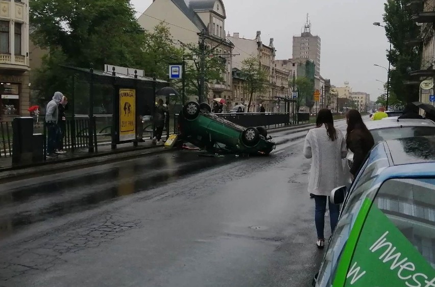 Wypadek na al. Kościuszki