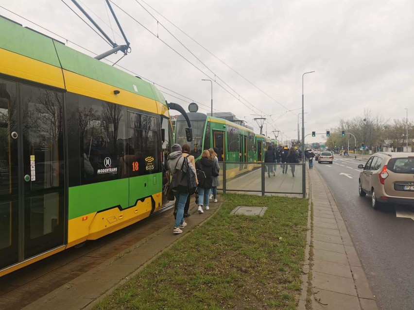 Wstrzymanie ruchu tramwajowego w Poznaniu.