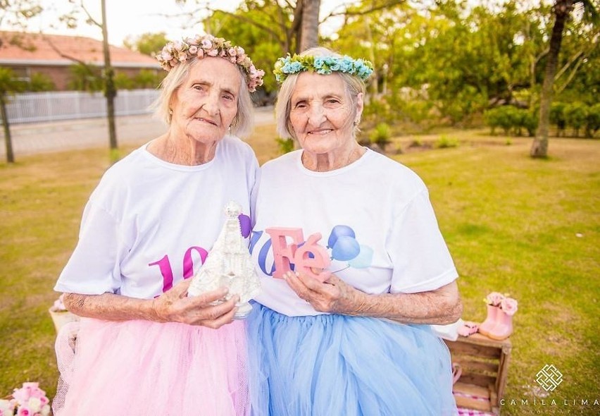 Bliżniaczki Paulina i Maria obchodzą 100 urodziny. Tę...