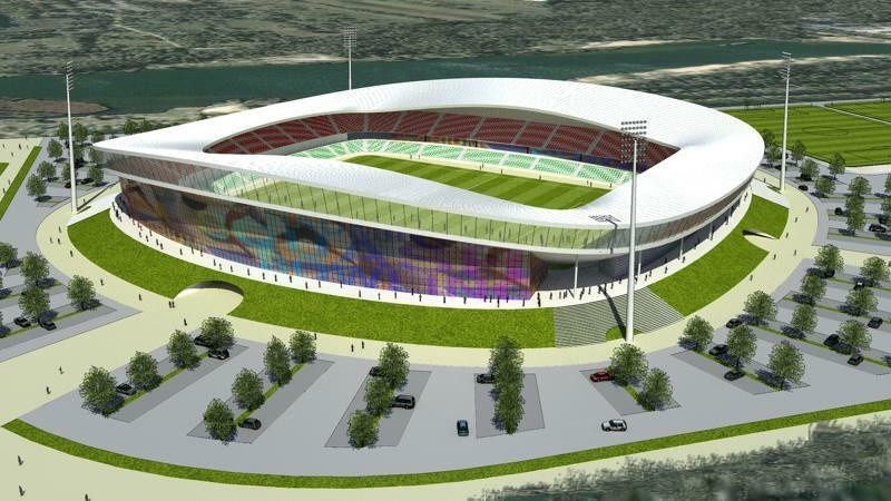 Projekt stadionu Zagłębia Sosnowiec