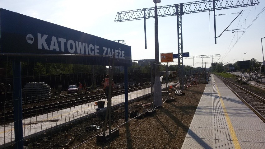 Przebudowa stacji kolejowej w Załężu