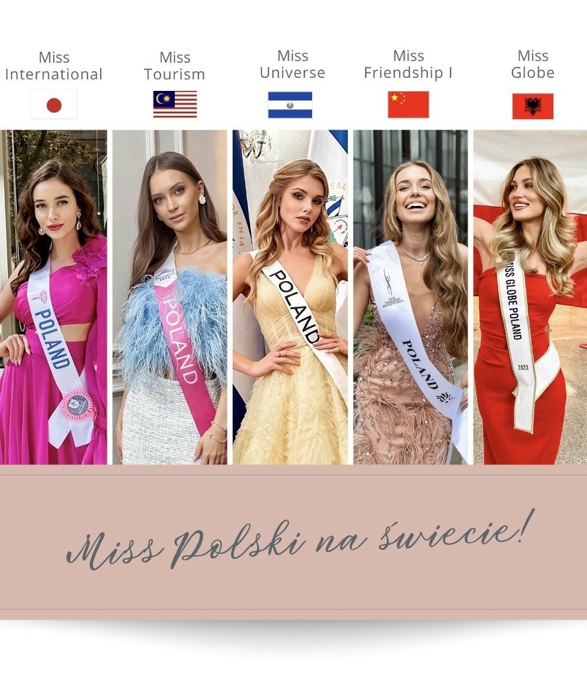 Polskie Miss reprezentują nasz kraj w międzynarodowych...