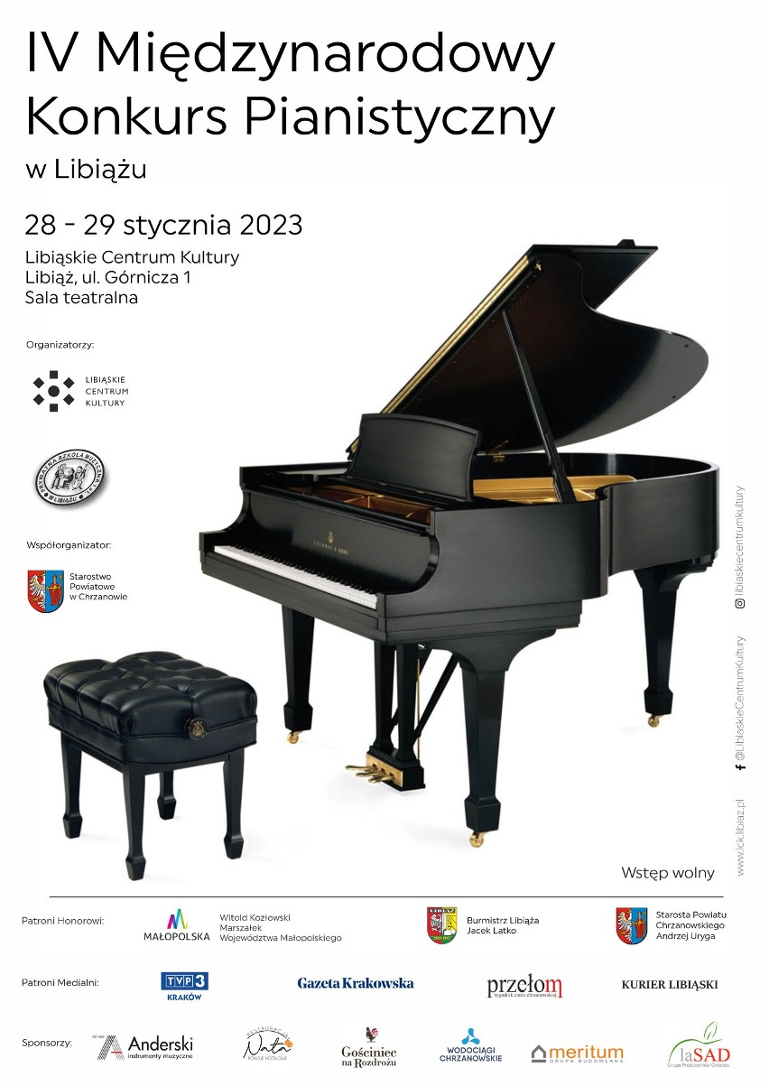 IV Międzynarodowy Konkurs Pianistyczny w Libiążu. Wystąpi ponad 100 młodych pianistów