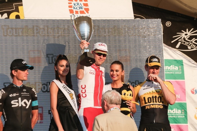 Tour de Pologne 2015. W Krakowie udekorowano zwycięzców [ZDJĘCIA, WIDEO]