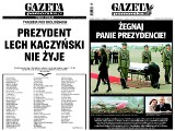 Jedynki polskich gazet po tragedii smoleńskiej [zdjęcia]