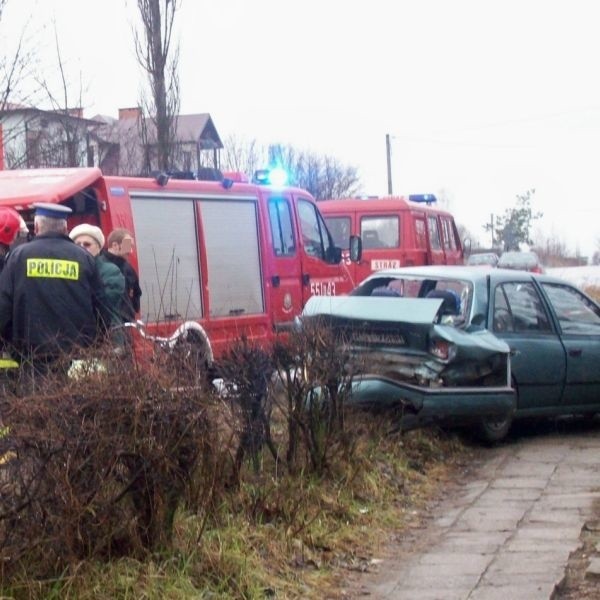 Do wypadku doszło na ulicy Lubelskiej w Zaklikowie.