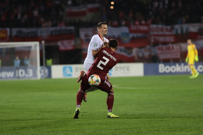 Mecz Łotwa - Polska 0:3, 10.10.2019