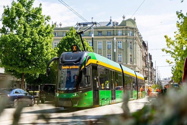 13 maja tramwaje wrócą na niektóre trasy w Poznaniu. Chodzi o ulice: Fredry, Mielżyńskiego i Święty Marcin oraz na trasę PST.