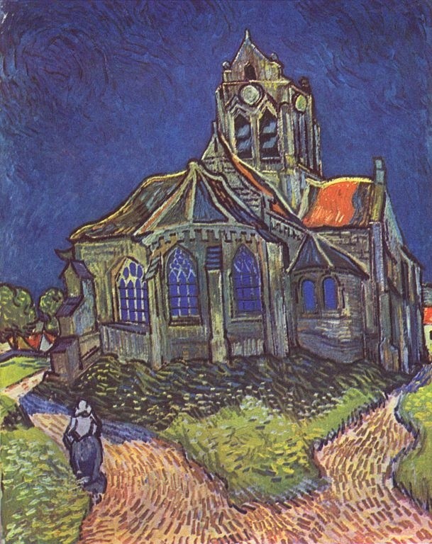 Kościół w Auvers, jedno z ostatnich dzieł Vincenta van...