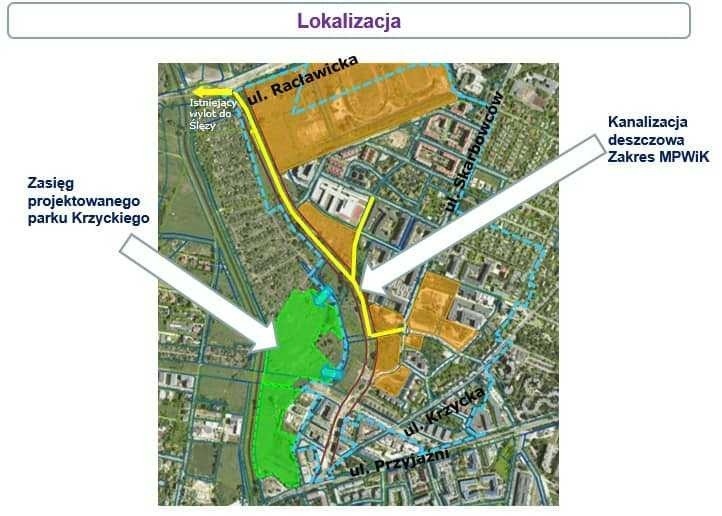 Plan Parku Krzyckiego