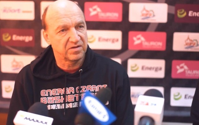 Andrej Urlep- trener Energi Czarnych Słupsk.