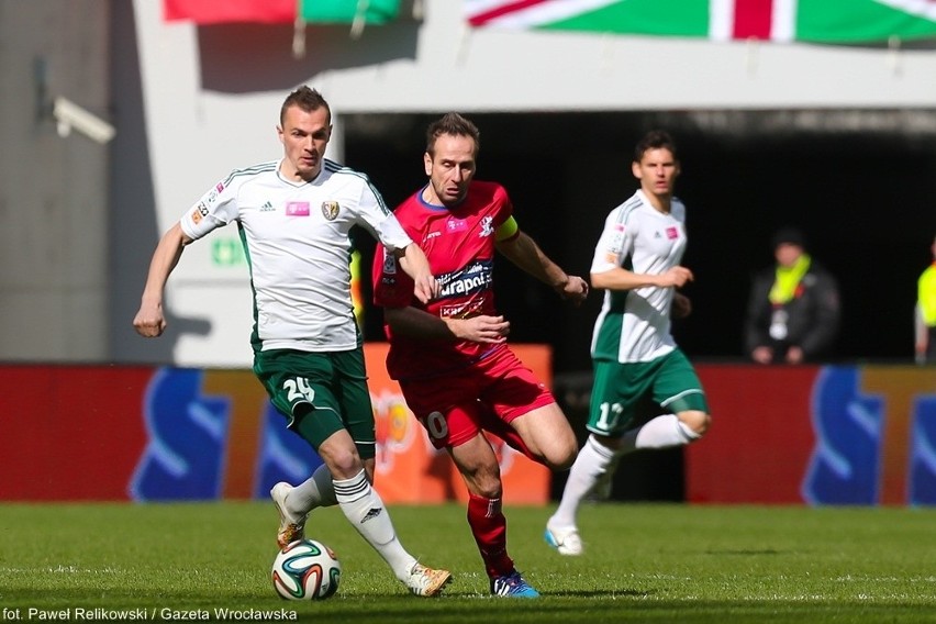 Śląsk - Podbeskidzie 0:0. Niemoc wrocławian trwa, czerwona kartka Lacnego [ZDJĘCIA, RELACJA]