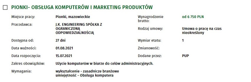 Zobacz oferty pracy w powiecie radomskim. Ile pracodawcy dają zarobić i jakich pracowników poszukują?