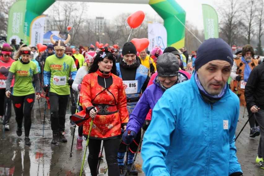 Bieg Walentynkowy 2017 w Dąbrowie Górniczej