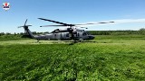 Hrubieszów: Poszukiwania zaginionej 89-latki zakończone. Brał w nich udział policyjny śmigłowiec Black Hawk