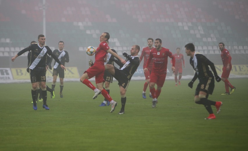 Zagłębie Sosnowiec – ŁKS Łódź 2:1. Ostatni sprawdzian beniaminka przed rundą wiosenną Ekstraklasy ZDJĘCIA 