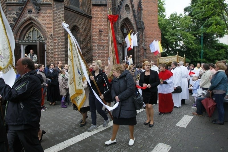 Procesja w centrum Poznania.