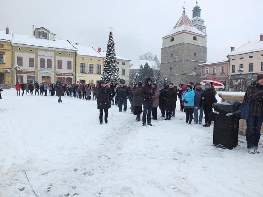 Polonez na żywieckim rynku. Pierwszy taki w historii miasta [ZDJĘCIA]