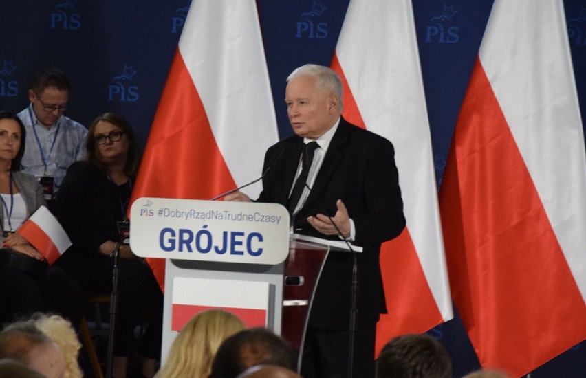 Jarosław Kaczyński we wtorek, 12 lipca, spotkał się z mieszkańcami Grójca. Relacja, zdjęcia, zapis transmisji