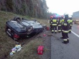 Wypadek na A4. Jedna osoba ranna [ZDJĘCIA]