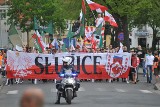 „Stop islamizacji”. W Słubicach protestowali przeciw imigrantom [WIDEO, ZDJĘCIA]