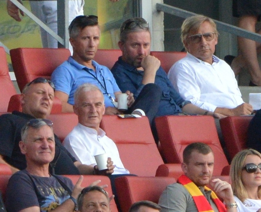 Frank de Boer i Jerzy Brzęczek byli na meczu Korony Kielce ze Śląskiem. Kogo obserwował selekcjoner?