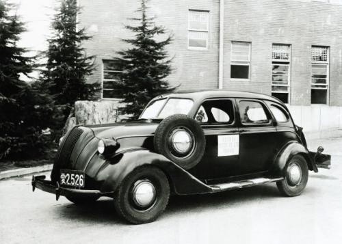 Fot. Toyota:Pierwszy samochód Toyoty opracowano pod kierunkiem Kiichiro Toyody. Prototypowe auto A1, które zakończono w maju 1935 r., było melanżem amerykańskich wzorców.