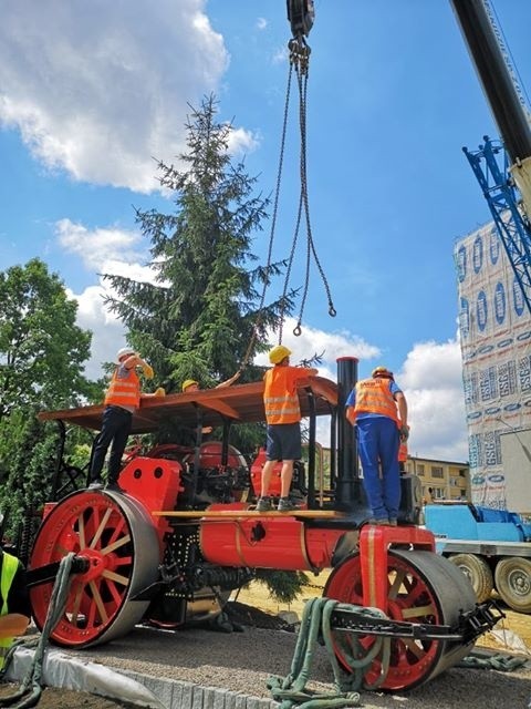 Kraków. Odnowili wielki, zabytkowy walec drogowy sprzed lat [ZDJĘCIA, WIDEO]