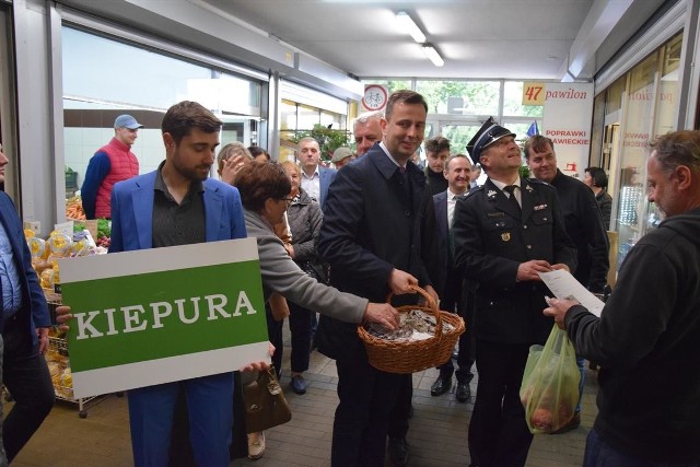 Prezes PSL-u Władysław Kosiniak-Kamysz przyjechał dziś do Kłobucka