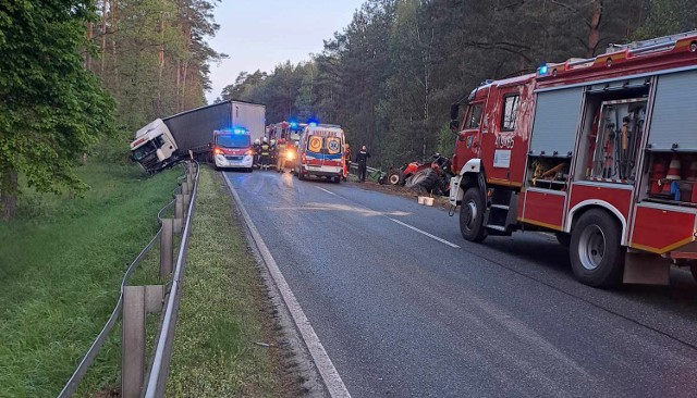 Do wypadku na DK10 doszło we wtorek rano