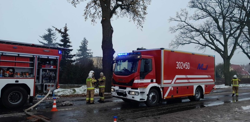 W wyniku pożaru w Borównie doszczętnie spłonął dom...