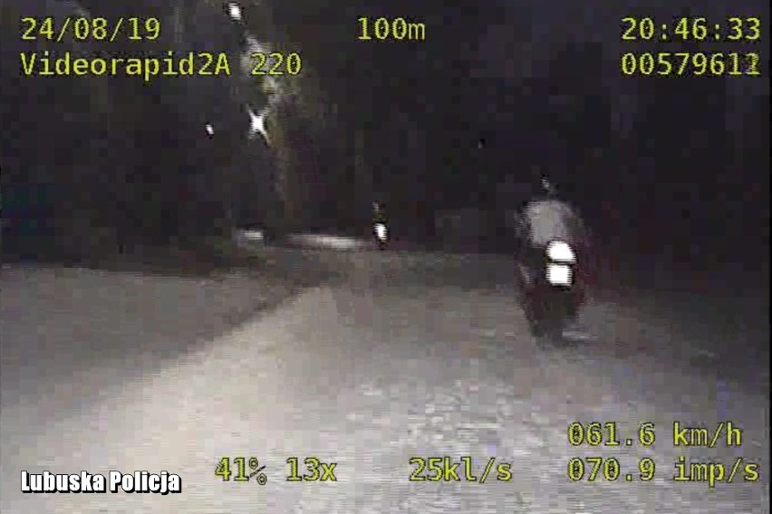 LUBUSKIE: Szalona ucieczka motocyklistów. Blisko 200 km/h i łamanie przepisów. Zostali zatrzymani przez policjantów z grupy SPEED [WIDEO]