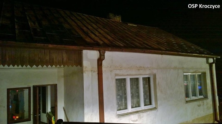 DZ24: Pożar domu w Kostkowicach [ZDJĘCIA]